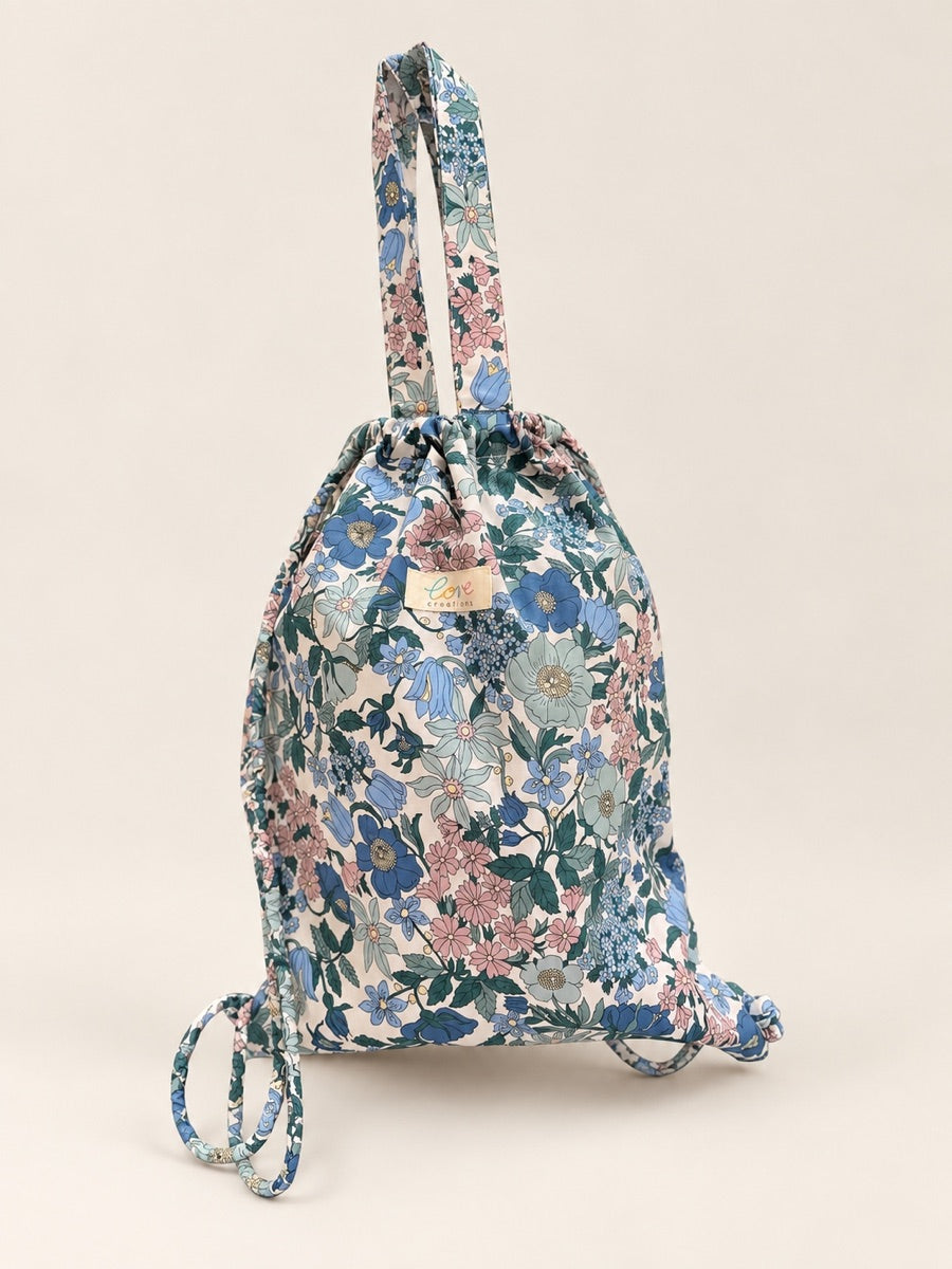 Drawstring bags — CLARABELL blue