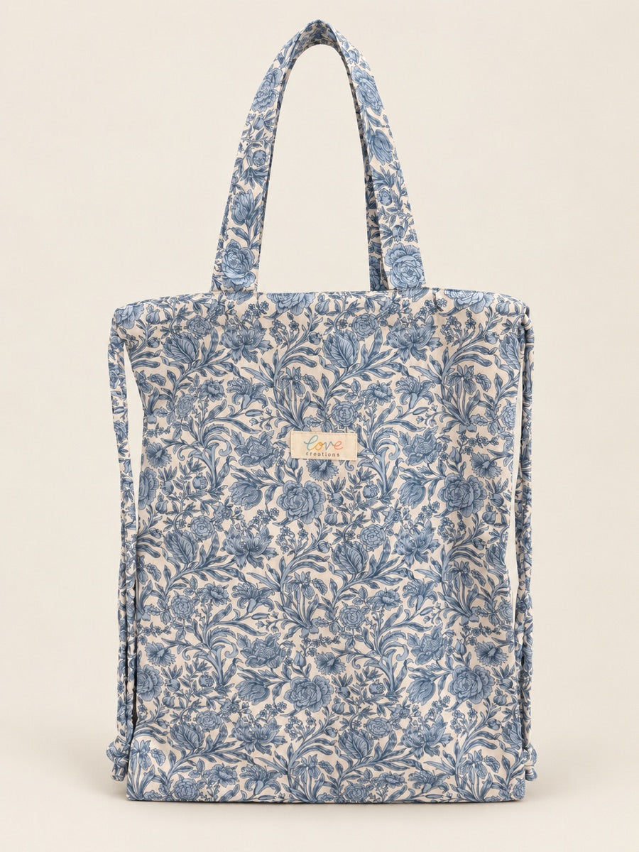 Drawstring bags — Sambourne blue